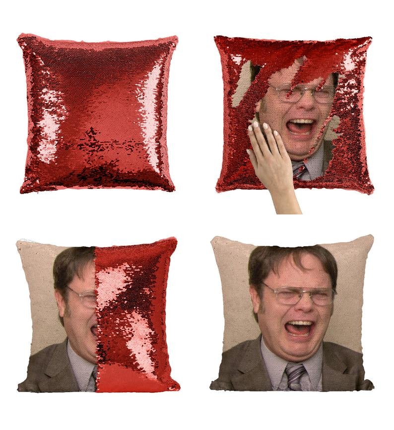 Jeff goldblum sales sequin pillow