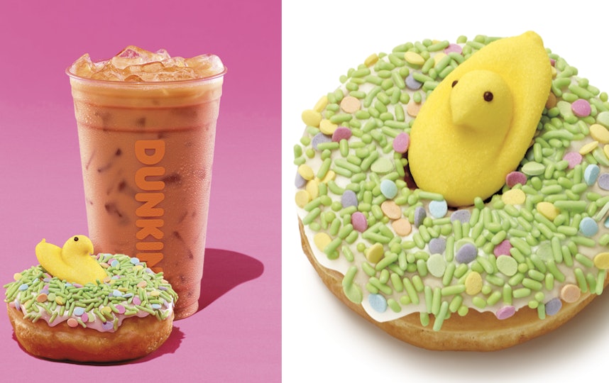 Dunkin's PeepsFlavored Coffee & Donut Will Get You In The Mood For