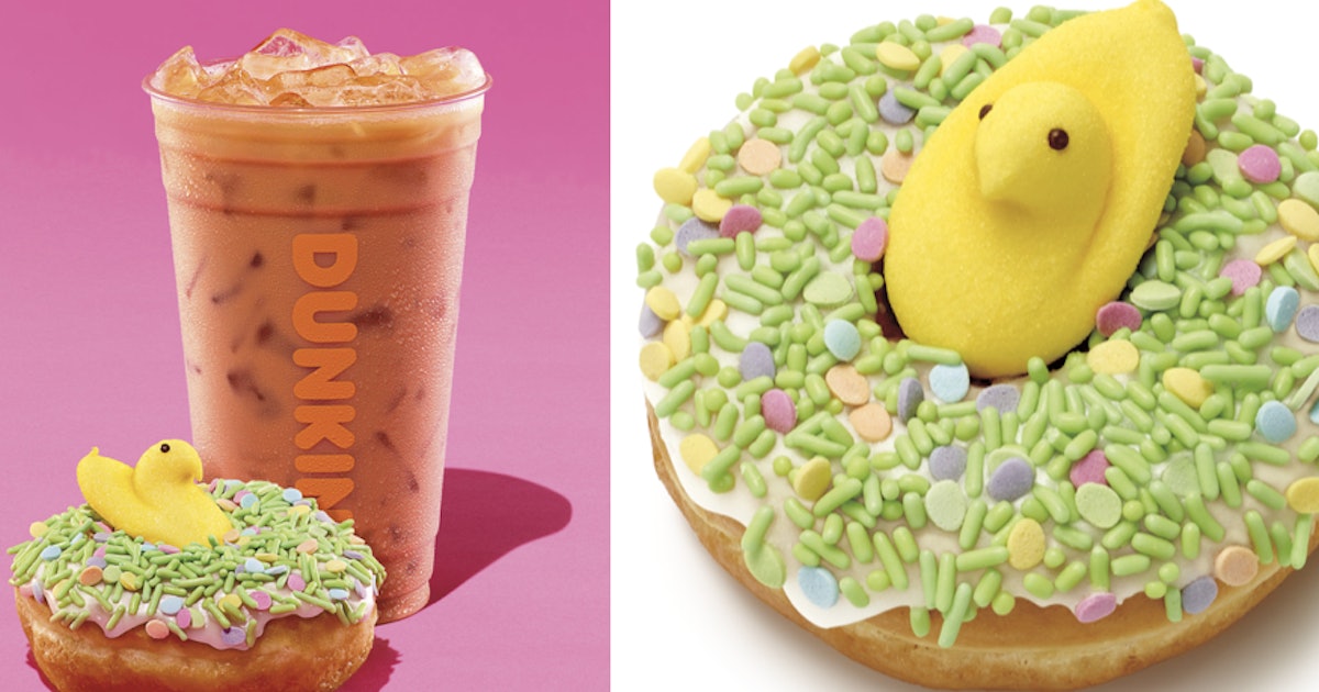 Dunkin's PeepsFlavored Coffee & Donut Will Get You In The Mood For