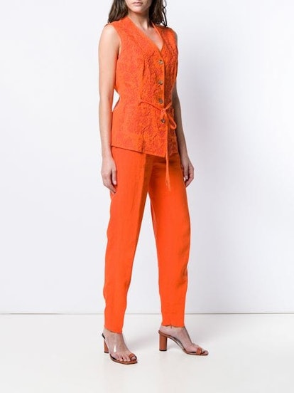 Queen Letizia’s Orange Top & Pants Are Still In Stock At Zara (But Not ...