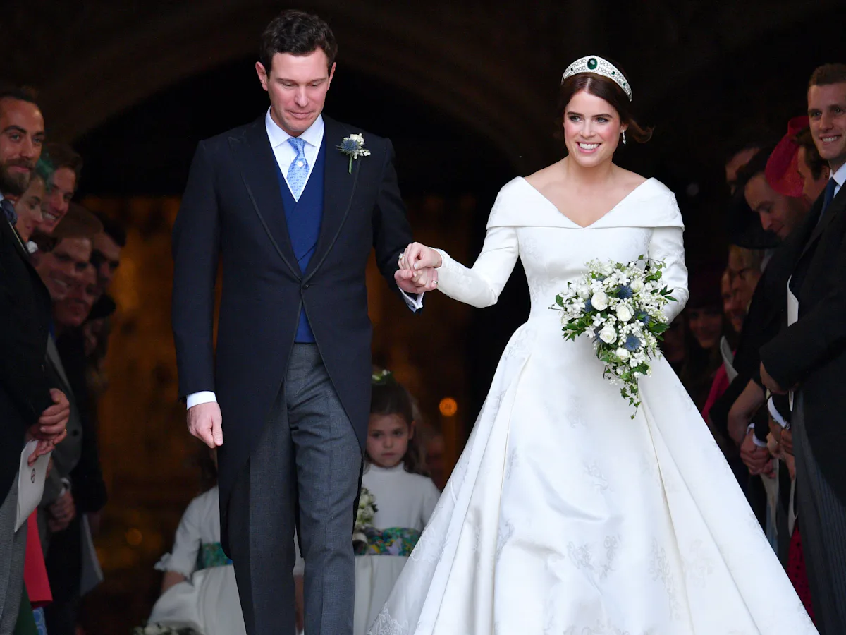 zac posen princess eugenie dress Zac Posen Posts New Photo of Princess Eugenie in Her Wedding Reception Dress on Instagram