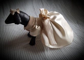Doggy Bridesmaid Dress