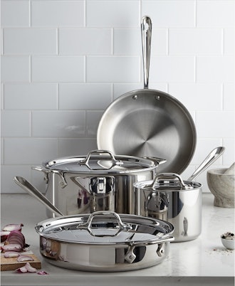 Stainless Steel 7-Pc. Cookware Set