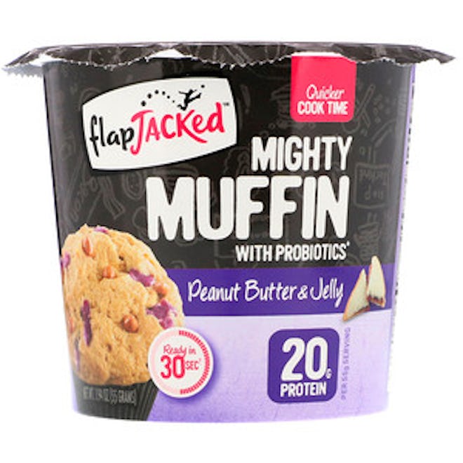 FlapJacked, Mighty Muffin with Probiotics, Peanut Butter and Jelly