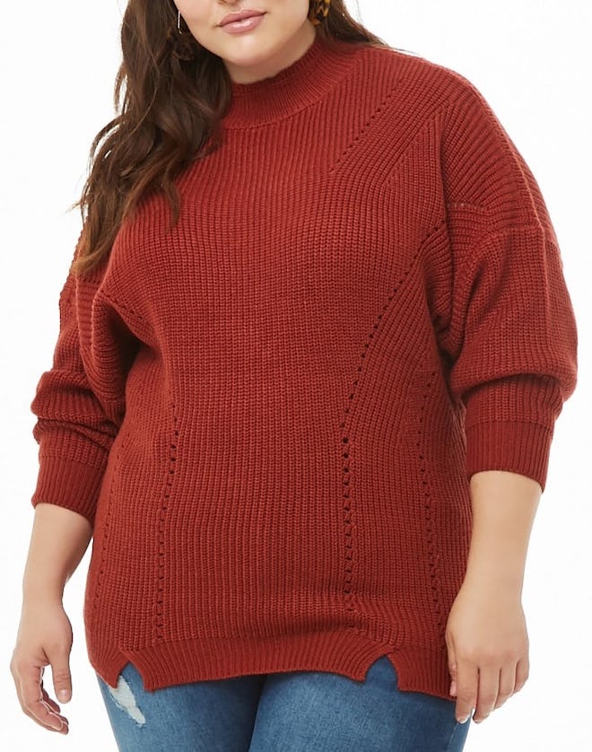 Ribbed Knit Dolman Sweater