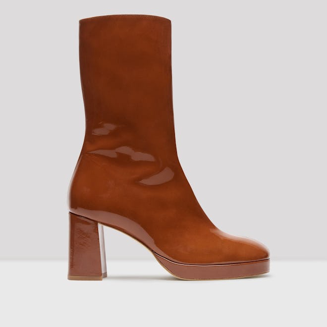 Carlota Spicy Brown Leather Boots