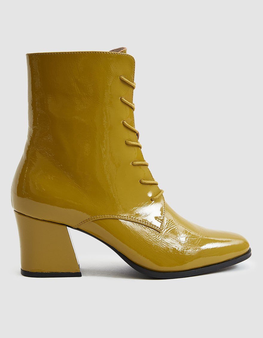office mustard boots