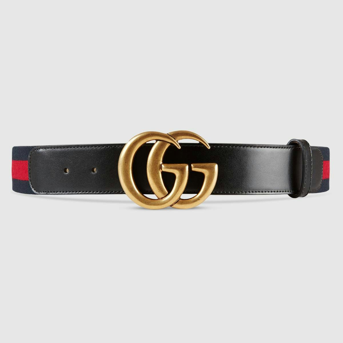 black and gold gg belt