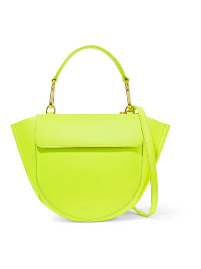 Hortensia Mini Neon Leather Shoulder Bag