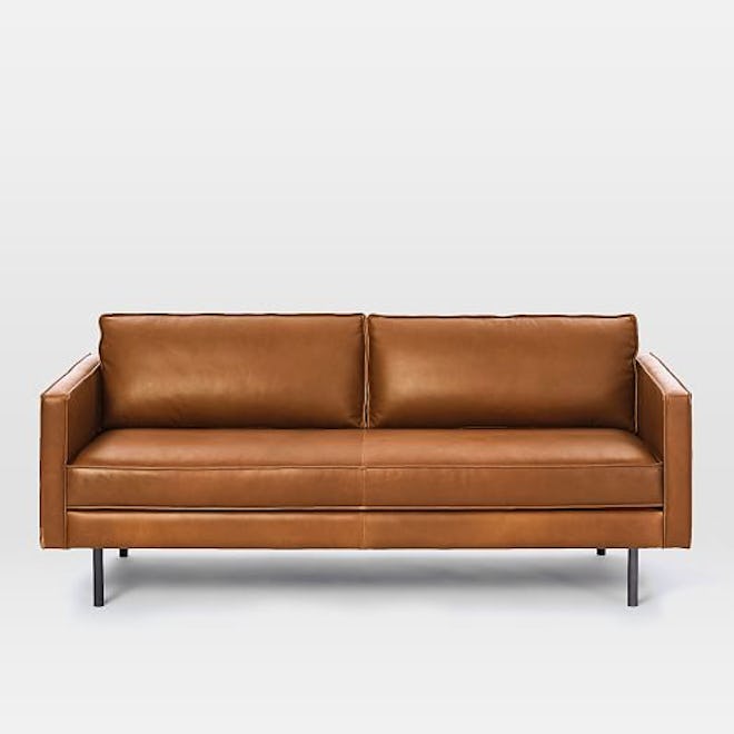 Axel Leather Sofa (76")