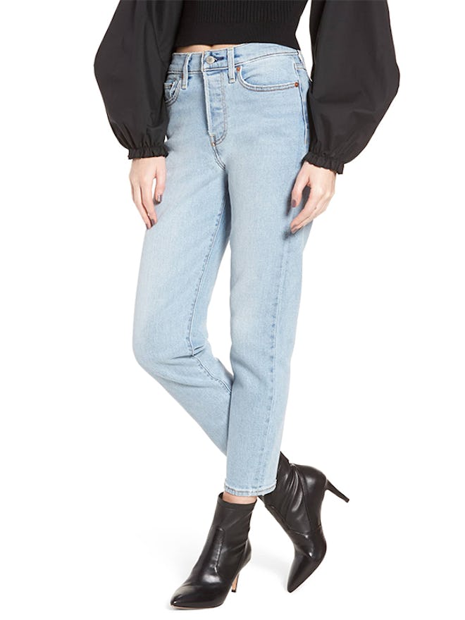 Wedgie Icon Fit High Waist Crop Jeans