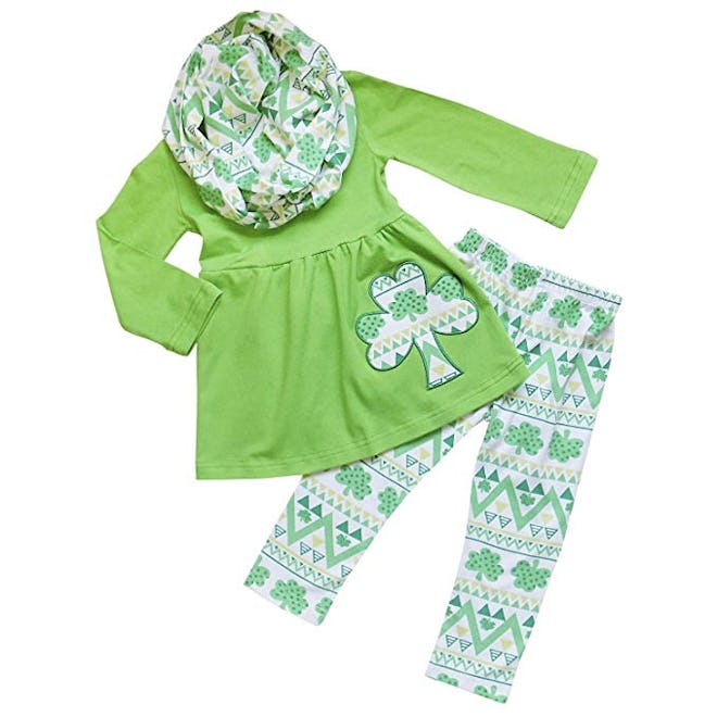 Toddler Girls 3-Piece St. Patrick's Day Outfit