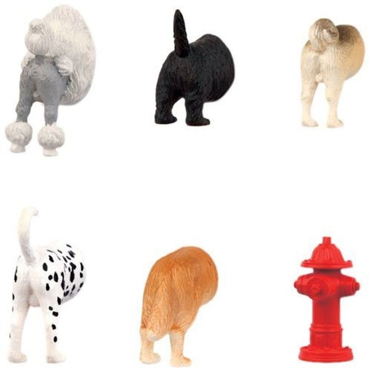 Kikkerland Dog Butts Magnets (Set Of 6)