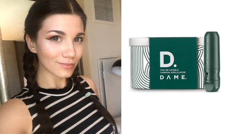 I Tried Dame S Reusable Tampon Applicator Here S How It Worked