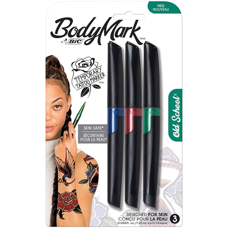 BIC BodyMark Temporary Tattoo Markers - Old School