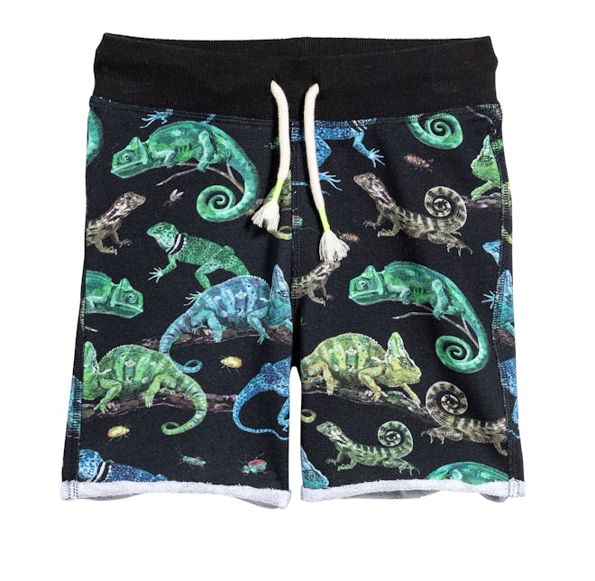 Shorts with Printed Design