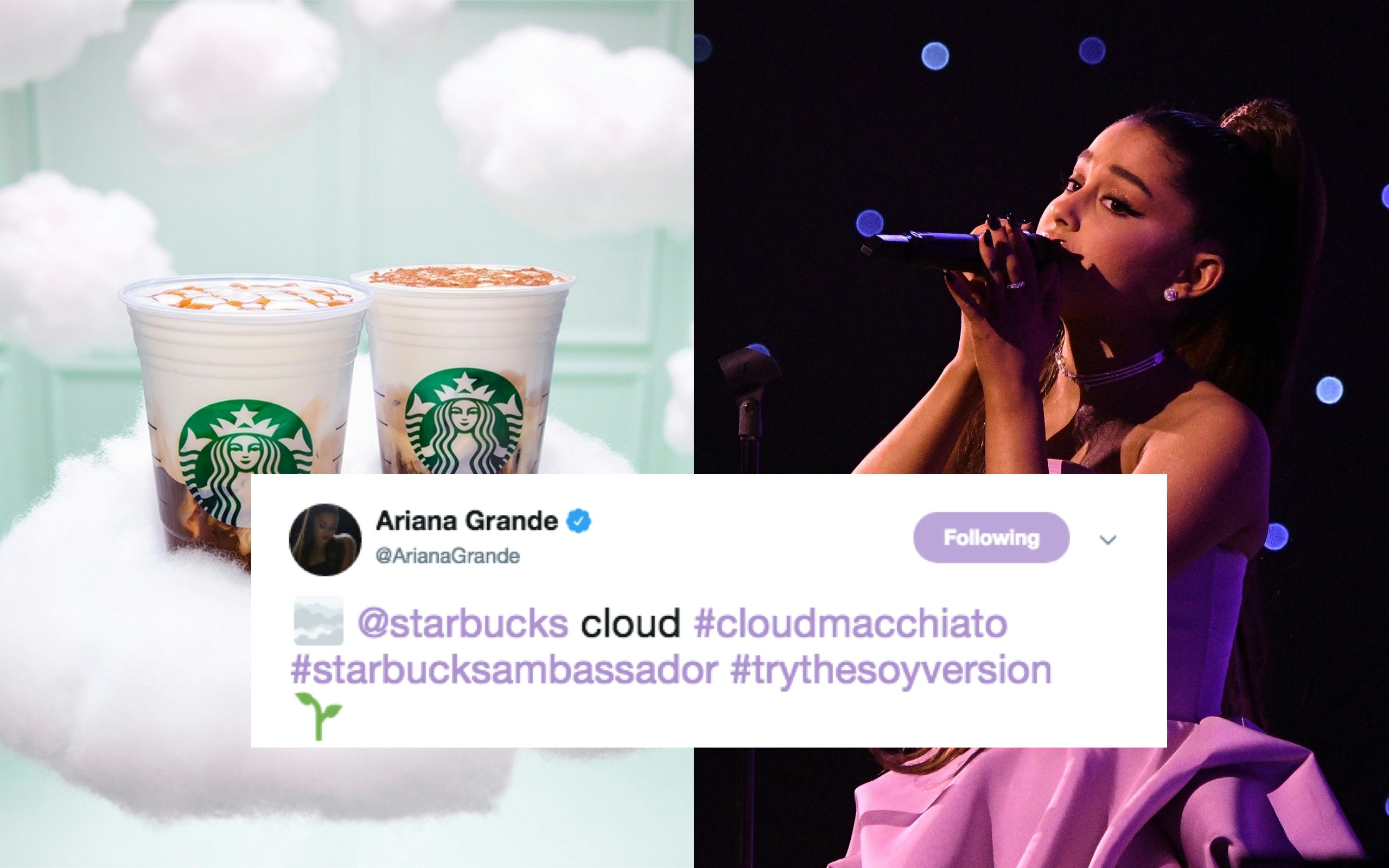 Ariana Grande Is Starbucks Newest Ambassador According To