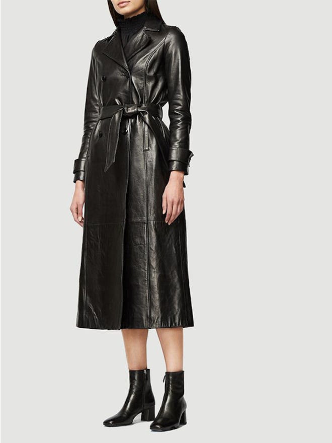 Diane Keaton’s Leather Trench Coat Is Right In Line With 2019’s Biggest ...