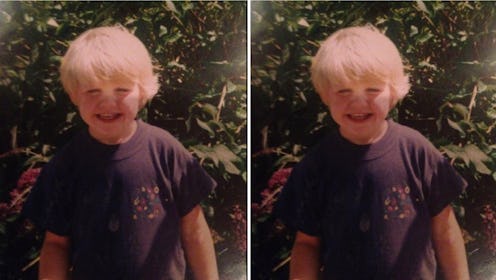 Aoife Hanna as a child growing up with only brothers