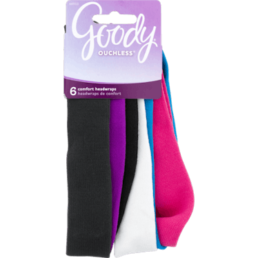 Goody Ouchless Jersey Fabric Headwraps (6ct)