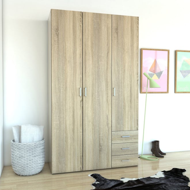 Tvilum Space 3 Drawer and 3 Door Armoire