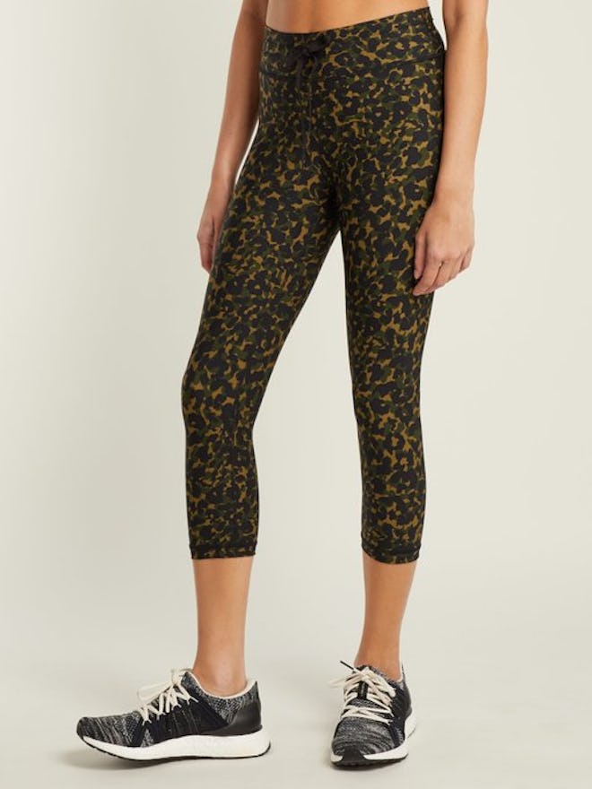 The Upside NYC Leopard Camo-Print Leggings