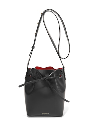 Mini Mini Leather Bucket Bag