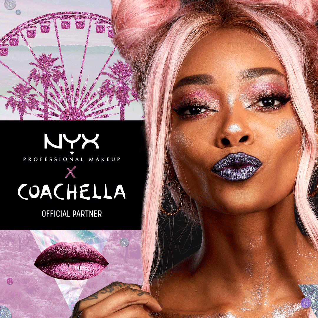 NYX Professional Makeup Is Partnering With Coachella So The Glitter