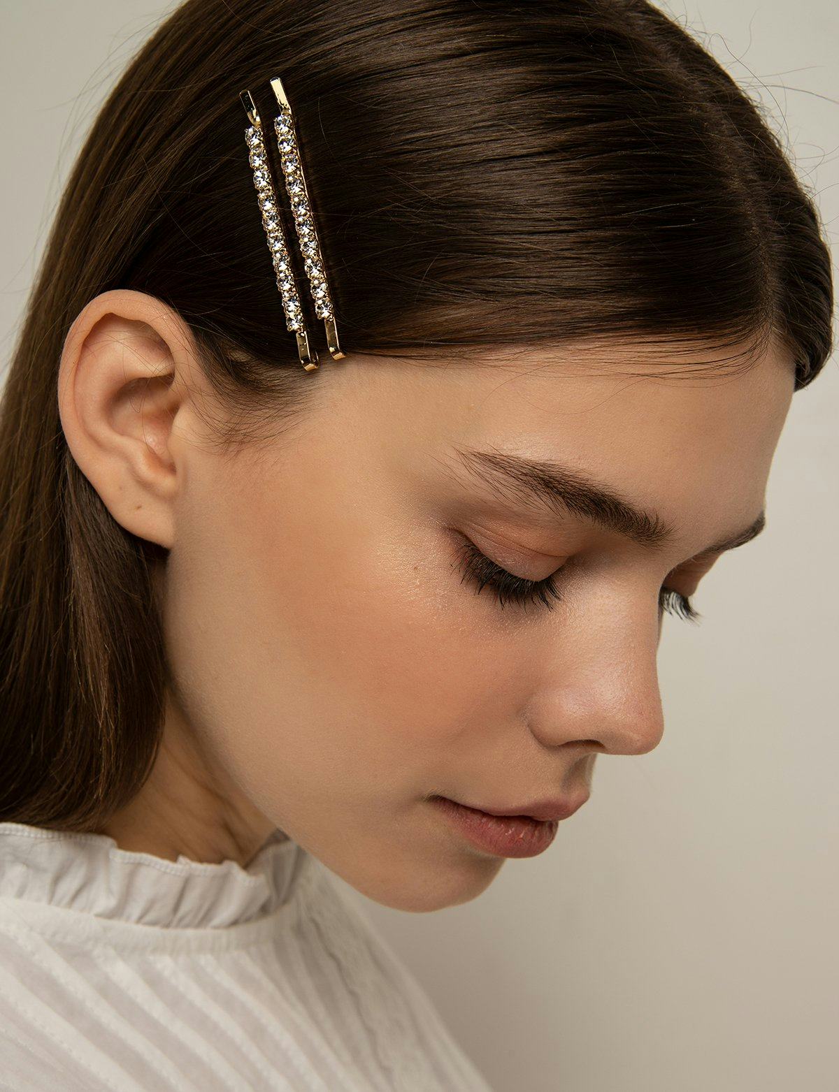 diamond hair clips