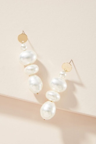 Marlena Pearl 14K Gold-Plated Earrings