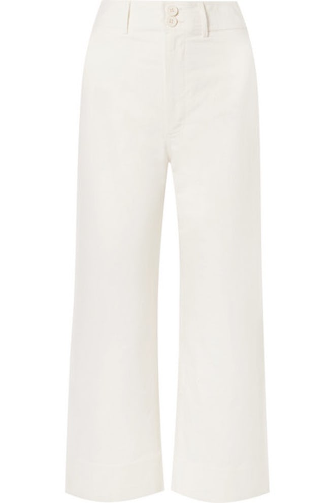 Merida Cropped Wide-Leg Pants 