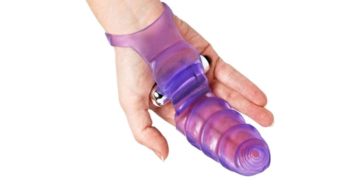 Frisky Double Finger Banger Vibrating G-Spot Glove