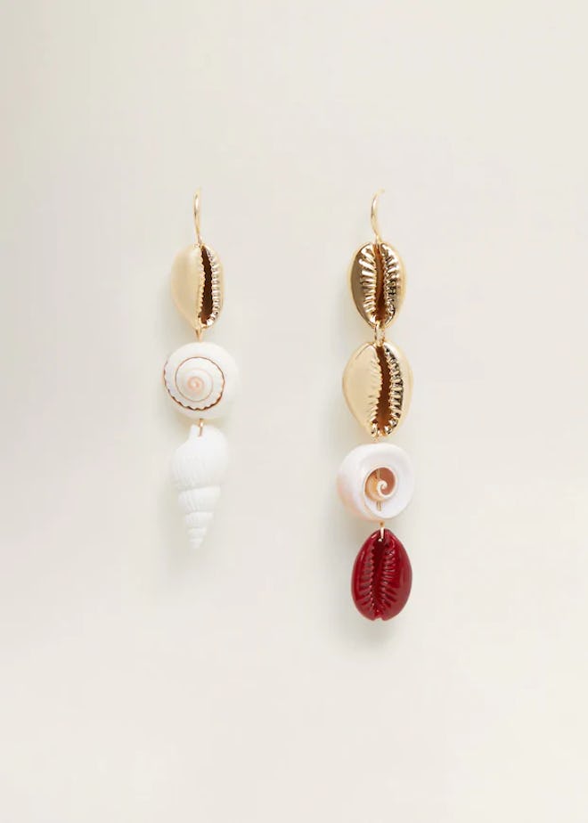 Shell Pendant Earrings