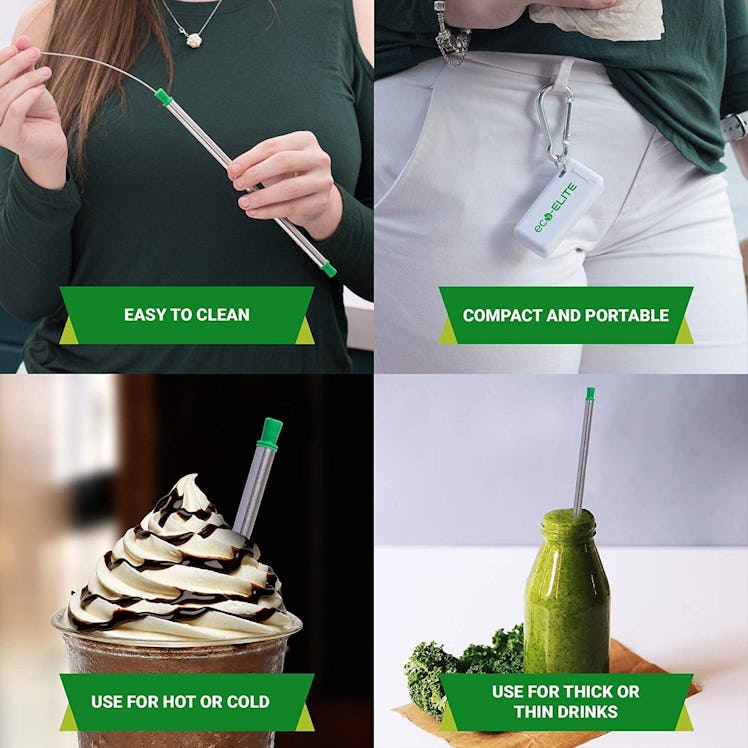 Eco-Elite Foldable Reusable Straw
