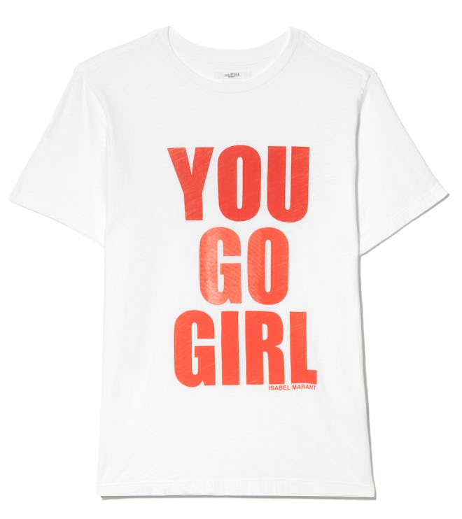Isabel Marant International Women's Day printed cotton-jersey T-shirt