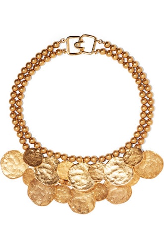 Hammered Gold-Tone Necklace