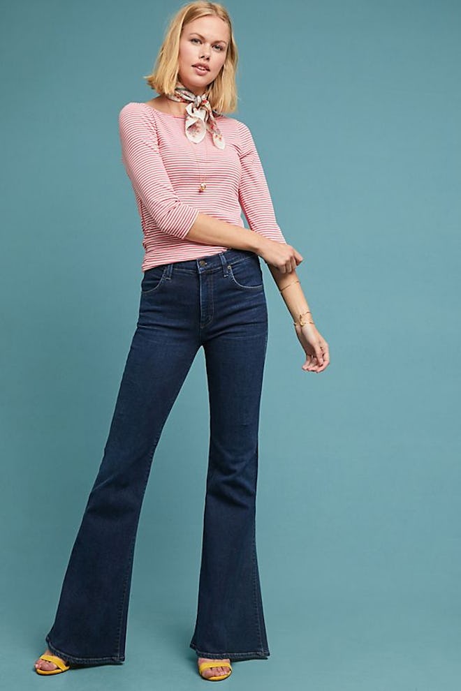 Citizens of Humanity Chloe Mid-Rise Flare Petite Jeans