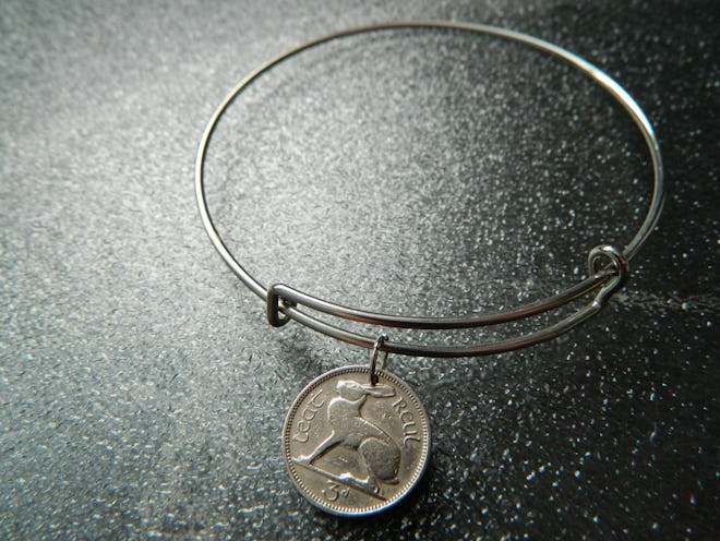 Irish 1948 Bunny Coin Bracelet