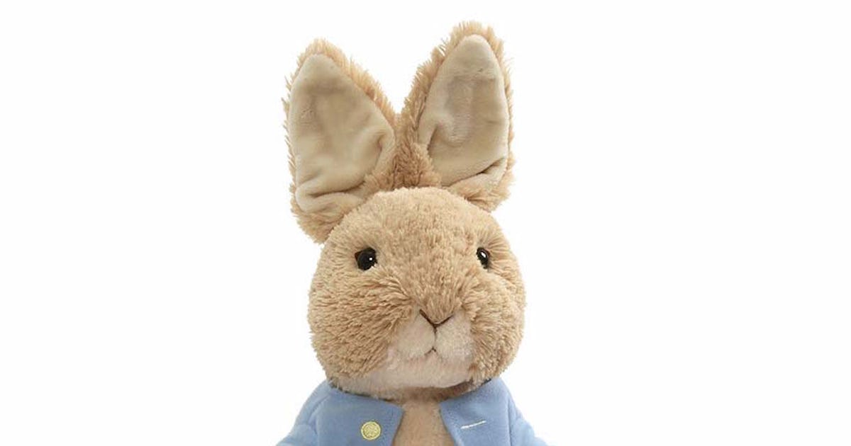 Gund's Talking Peter Rabbit Doll Plays Peek-A-Boo & Just Wait For The ...