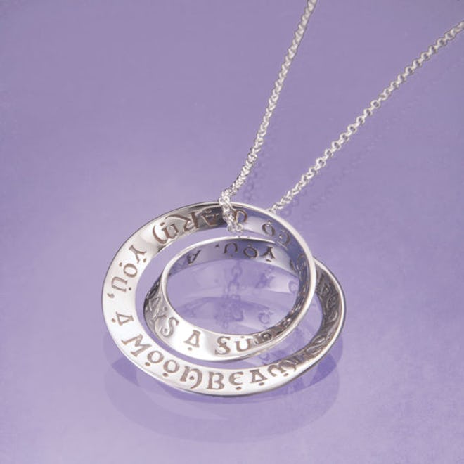 Irish Blessing Mobius Necklace 