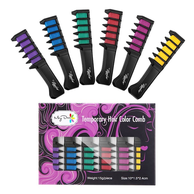 Maydear Temporary Hair Color Combs (Set of 6)