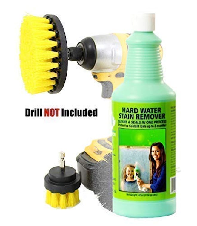 Bio-Clean Hard Water Stain Remover and Brush Kit