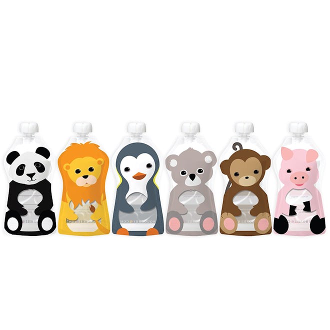 Squooshi Reusable Food Pouch (6 Pack)