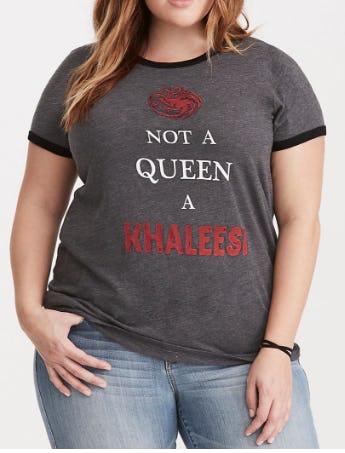 Not a queen a khaleesi shirt Clearance
