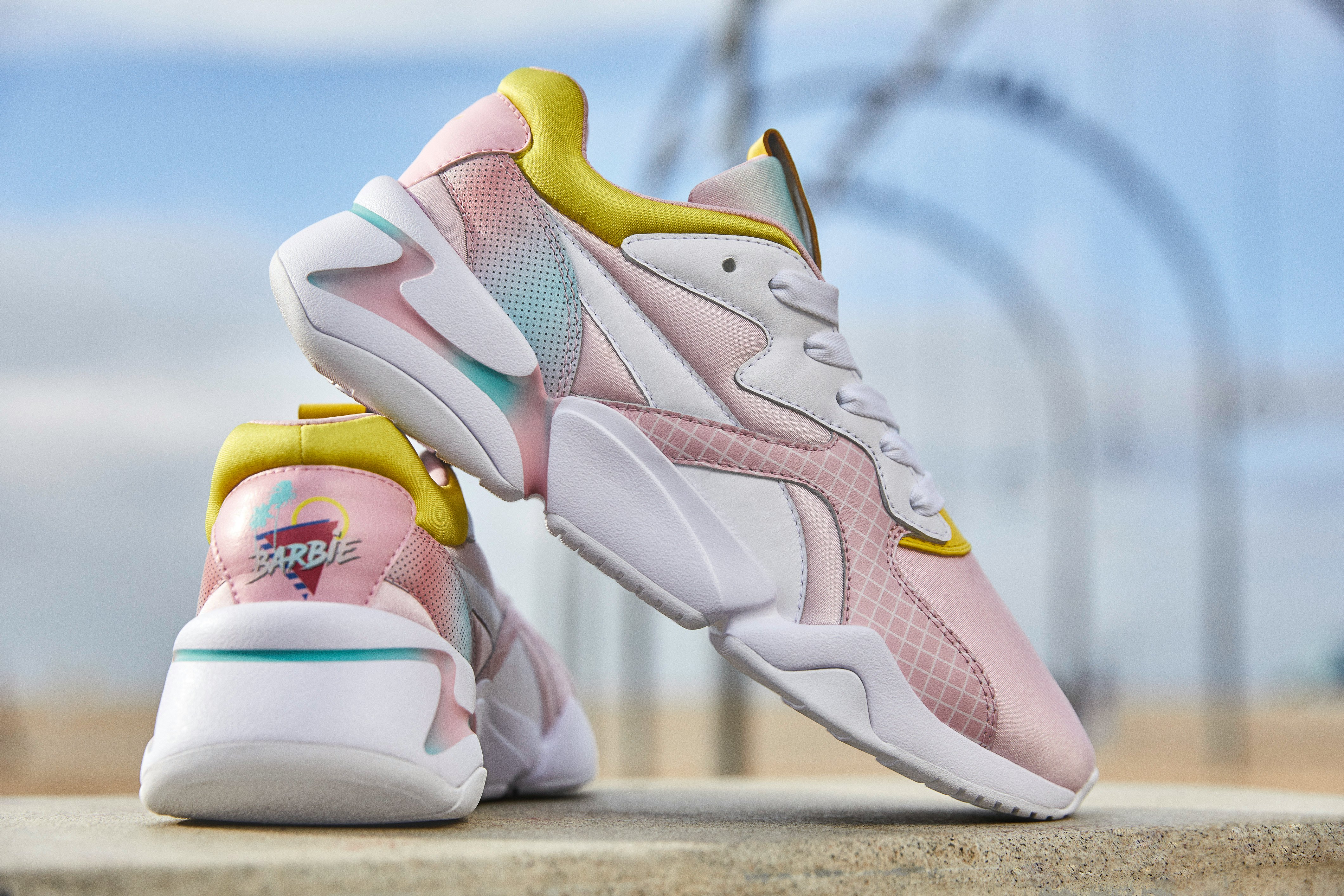 The Puma X Barbie Nova Sneaker Collab Is Every '90s Kid's Dream