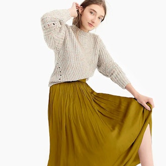 Point Sur Crinkled Maxi Skirt