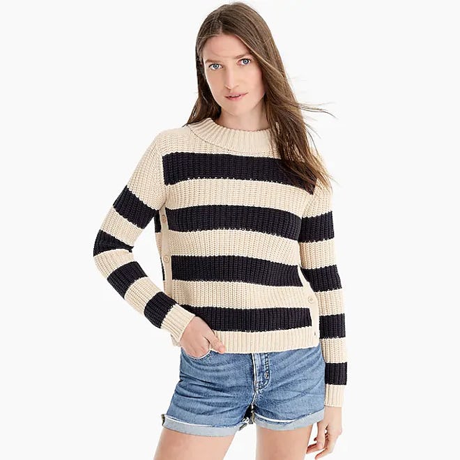 The Reeds X J.Crew Rugby Sweater With Side Buttons
