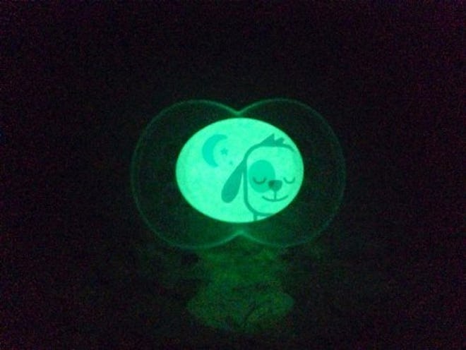 MAM Glow In The Dark Night Orthodontic Pacifier (2 Count) 