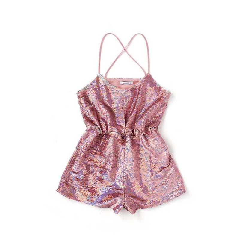RAINBOW SEQUIN PLAYSUIT