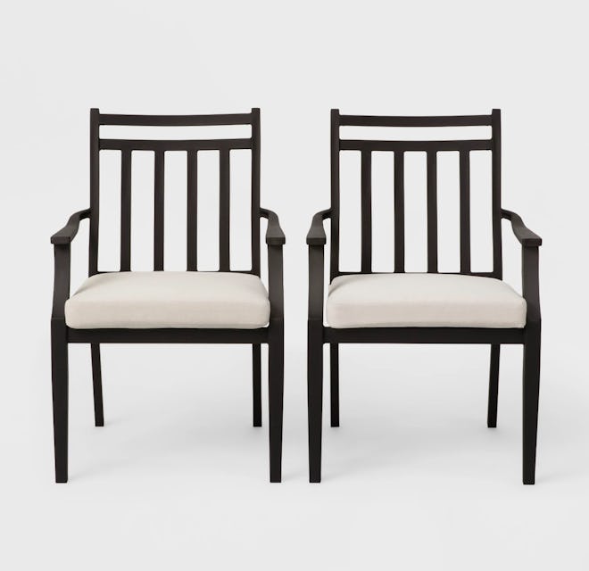 Fairmont 2pk Stationary Patio Dining Chair